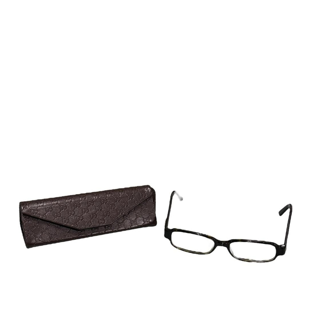 Gucci GG1185 086 Eyeglasses Frames Rectangular Tortoise 135 Made in Italy Case
